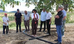 Bu ilçede yeni içme suyu şebeke hattı hizmete açıldı