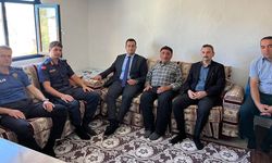 Kaymakam Tokur’dan gazi ve vatandaşlara hane ziyareti