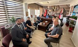 MHP'den yeni İlçe Emniyet Müdürü Bahadır’a ziyaret