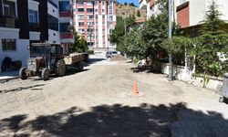 Kilit parke yollarda bakım ve yenileme çalışması başladı