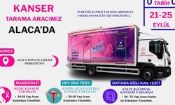 Kanser tarama aracı Alaca’ya geliyor