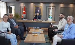 Çocuk edebiyatı yazarı Gürkan Kap’tan Kaymakam Duman’a ziyaret