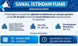 Çorum’da gençlere sanal istihdam fuarı: Üç firma iş arayanlarla buluşacak