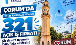 İş arayanlar dikkat: Çorum’da 321 açık iş ilanı var