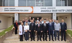 Cemil Çağlar, Osmancık’taki okullarda incelemelerde bulundu