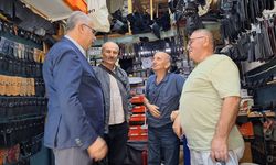 Ahlatcı, arasta esnafının taleplerini dinledi