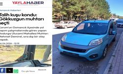 Çorum’da "Talih Kuşu" Tesadüfü: Gökkuzgunun Rengi Otomobiline Yansıdı