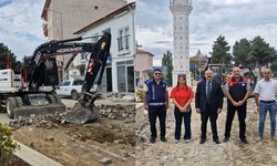 Ortaköy’de Cumhuriyet Meydanı ve sokaklarda yenileme başladı