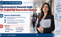 Öğretmenlerin mazerete bağlı yer değişikliği başvuruları başlıyor