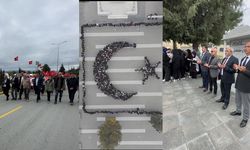Çorum’da öğrenciler şehitliğe yürüdü, dualarla aziz şehitleri andılar