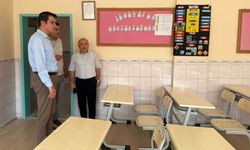 Kaymakam Köksal okullardaki hazırlıkları inceledi
