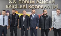 Fahri Yandık’tan Çorum Pancar Ekicileri Kooperatifi’ne ziyaret