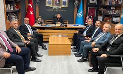 Türk Büro-Sen heyetinden Çorum Ülkü Ocakları’na ziyaret