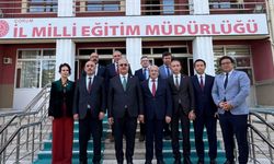 Ahlatcı ile Çağlar Çorum’un eğitim yatırımlarını görüştü