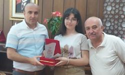 LGS İskilip birincisi Berra Deveci’den Gökoğlu’na ziyaret