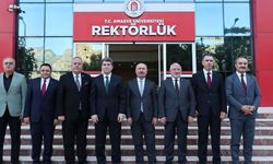 Çorum protokolünden Amasya Üniversitesi Rektörü Turabi’ye ziyaret