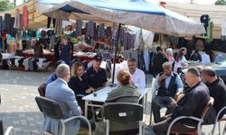 Kaymakam Nayman pazar esnafı ve vatandaşlarla buluştu