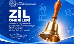 Çorum’daki okullara yeni zil önerileri yayımlandı