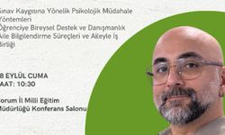 Çorum’da rehber öğretmenlere sınav kaygısı eğitimi