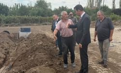Sungurlu’da köy yolları ve içme suyu çalışmaları yerinde incelendi