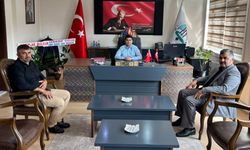 Barak Köyü heyetinden Kaymakam Ömer Faruk Koç’a ziyaret