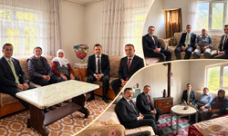 Kaymakam evlerine konuk oldu: Mutlulukları yüzlerinden okundu