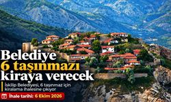 İskilip Belediyesi 6 taşınmazı kiraya verecek