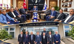 Canbek’ten Ticaret Borsası Başkanı Yılmaz Kaya’ya hayırlı olsun ziyareti