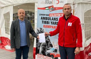 Laçin’den Filistin’e büyük destek