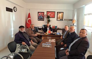 ÇESOB Başkanı Gür ve oda başkanlarından Adem Bülbül’e ziyaret