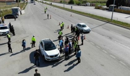 Çorum trafik kazalarındaki can kaybını yüzde 50 azaltan 10 ilden biri