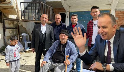 Milletvekili Ahmet Sami Ceylan, şehit babasını sevindirdi