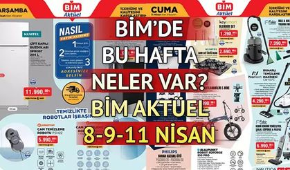 BİM AKTÜEL BU HAFTA YARIN SATIŞTA! BİM 8-9-11 NİSAN 2025 KATALOĞU- İNDİRİMLİ ÜRÜNLER Bu hafta bim'e gelecek ürünler neler? Bim aktüel kataloğu Cam Temizleme Robotu, Vitroseramik Ocak getiriyor
