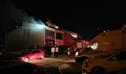 Çorum Oto Galericiler Sitesi’nde Yangın Paniği