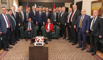 Cumhuriyet Halk Partisi Çorum heyeti Ankara’da Genel Başkan Özgür Özel ile görüştü