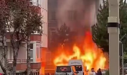 Kamelyada çıkan yangın paniğe neden oldu, Çorum'da facianın eşiğinden dönüldü