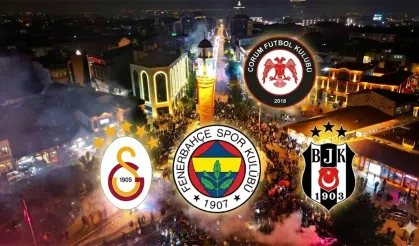 Süper Lig kulüplerinden Arca Çorum FK'ya tebrik: Dört büyüklerden hoş geldin mesajı