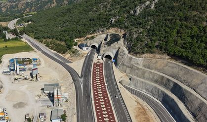 Kırkdilim Tünelleri'nden 1 ayda 250 bin araç geçti