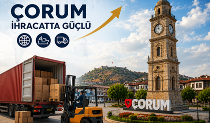 Çorum'dan 436 Milyon Dolarlık ihracat: Bölgenin birincisi oldu