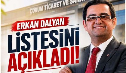 TSO Başkan Adayı Erkan Dalyan listesini açıkladı