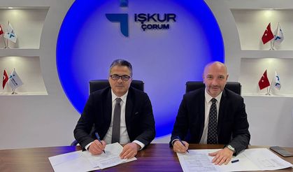 Protokol imzalandı: Çorum'da 100 kişiye istihdam imkânı