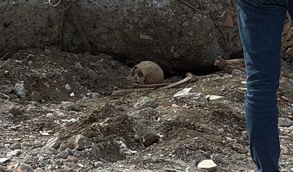 İnsan kafatası ve kemikleri bulundu: Araştırılacak