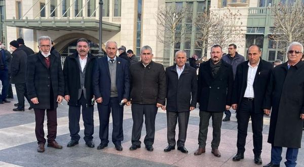 Alacalı muhtarlar Cumhurbaşkanı Erdoğan ile buluştu