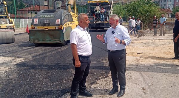 Mesut Ocaklı’dan Halil İbrahim Aşgın'a asfalt teşekkürü