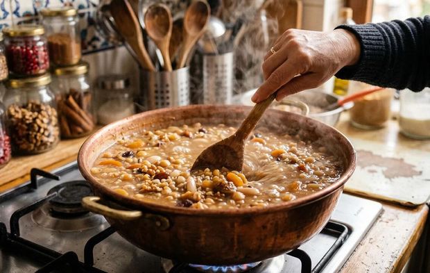 Asırlık gelenek yaşatılıyor: Bolluk, bereket ve paylaşmanın sırrı Aşure