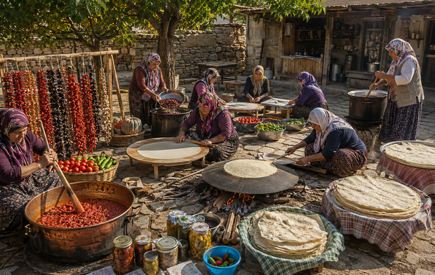 Çorum’da kış hazırlıkları için kollar sıvandı