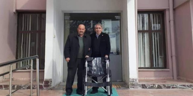 Mehmet Bektaş bir engelliyi daha sevindirdi