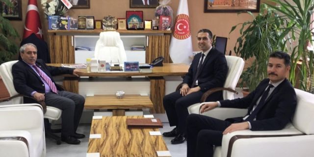 OKA Genel Sekreteri İbrahim Ethem Şahin'den Mehmet Bektaş'a ziyaret