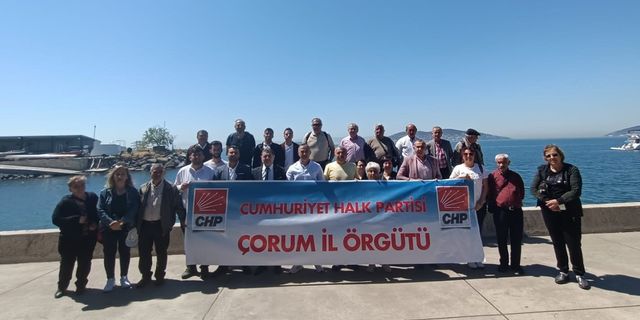 CHP Çorum İl örgütü İstanbul'da