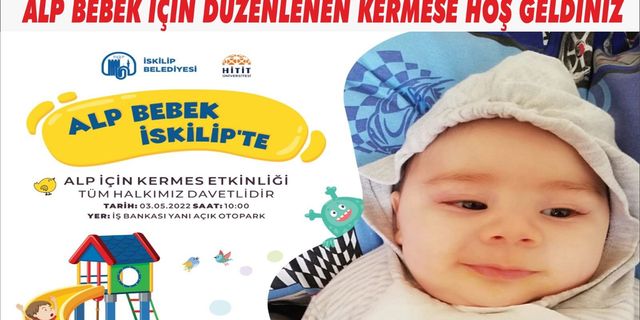 SMA hastası Alp bebek için kermes